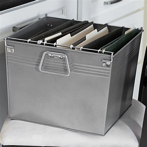 household essentials metal file box|Household Essentials : Filing Cabinets .